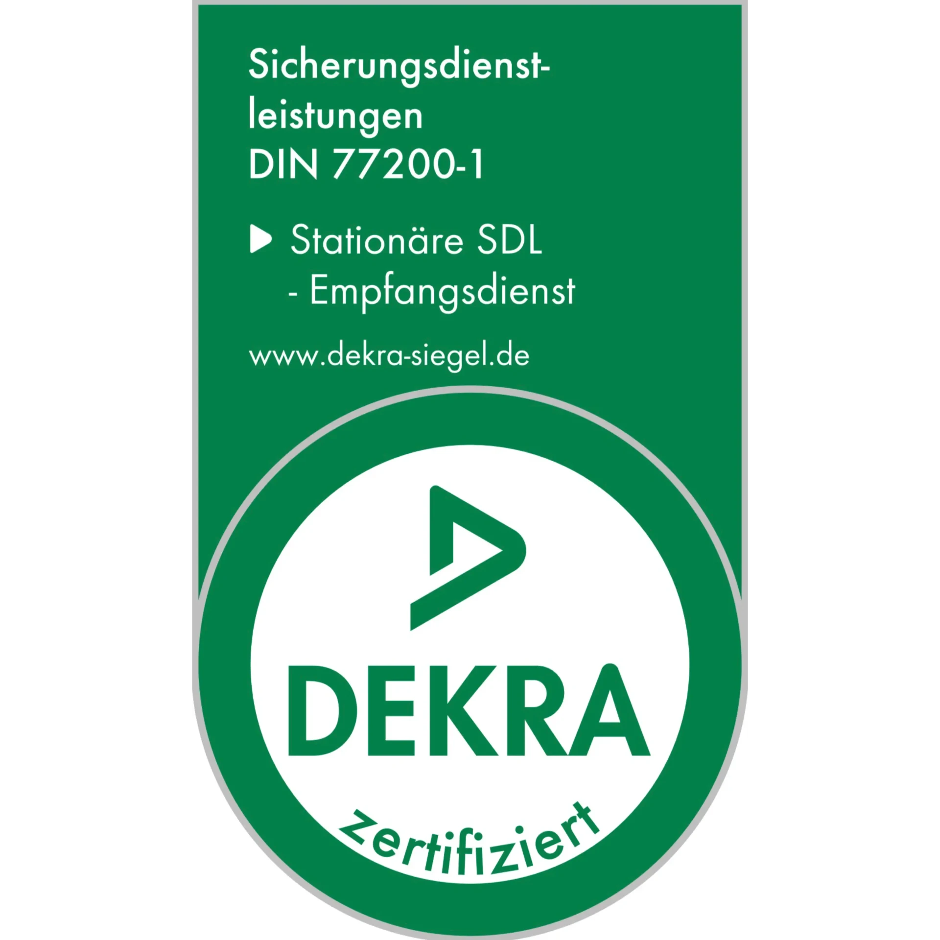 DEKRA DIN 77200-1 Zertifikat