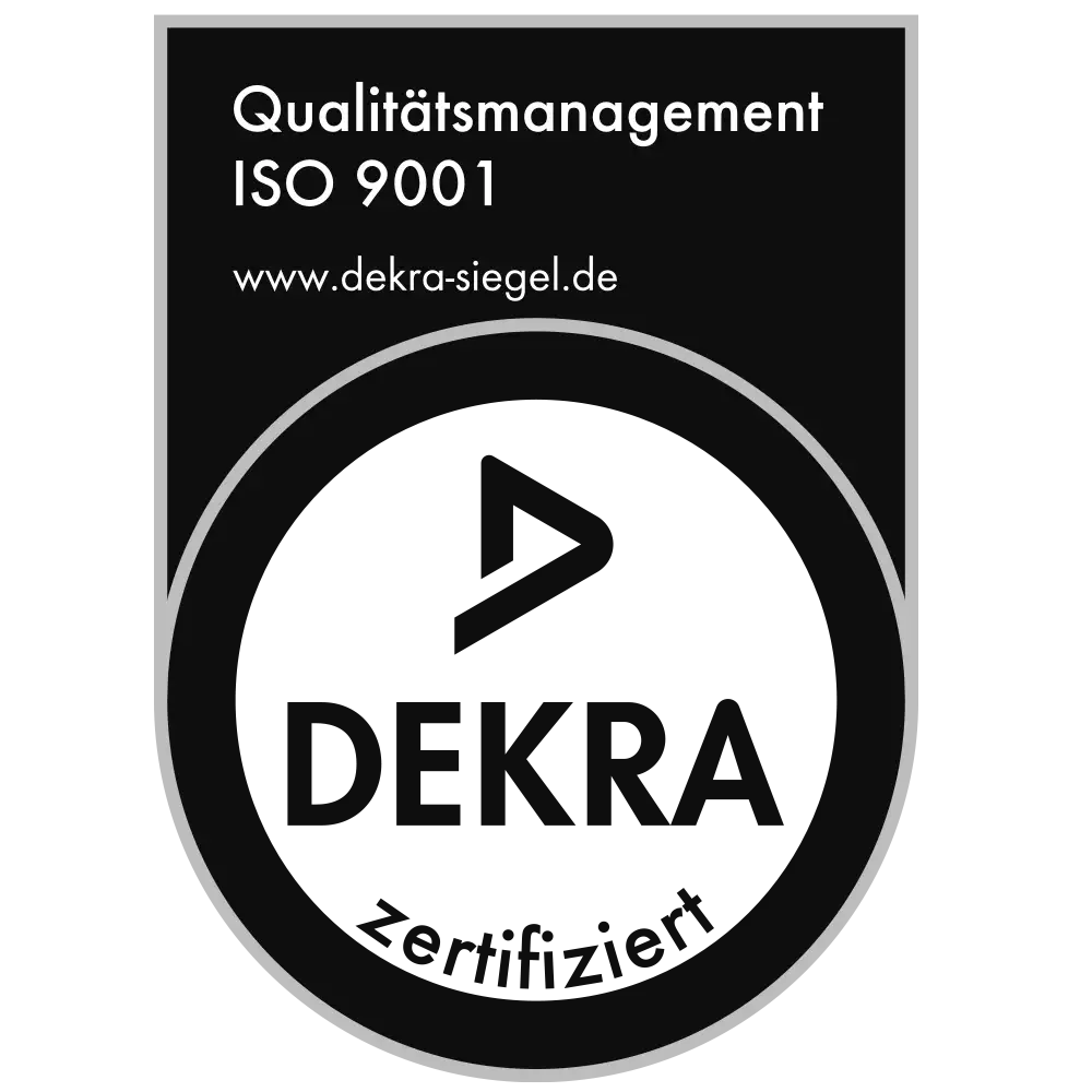 DEKRA ISO 9001 Zertifikat